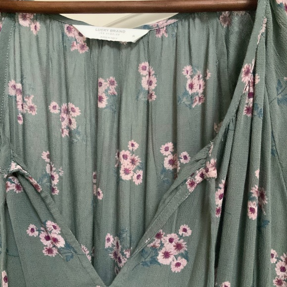 Lucky Brand Boho Smocked Waist Maxi Dress - Picture 8 of 9